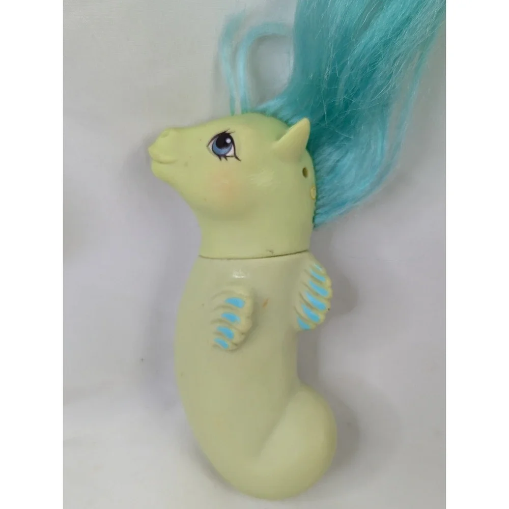 Hasbro My Little‎ Pony Seahorse Shimmer Green 4 Inch 1984 Float Lot